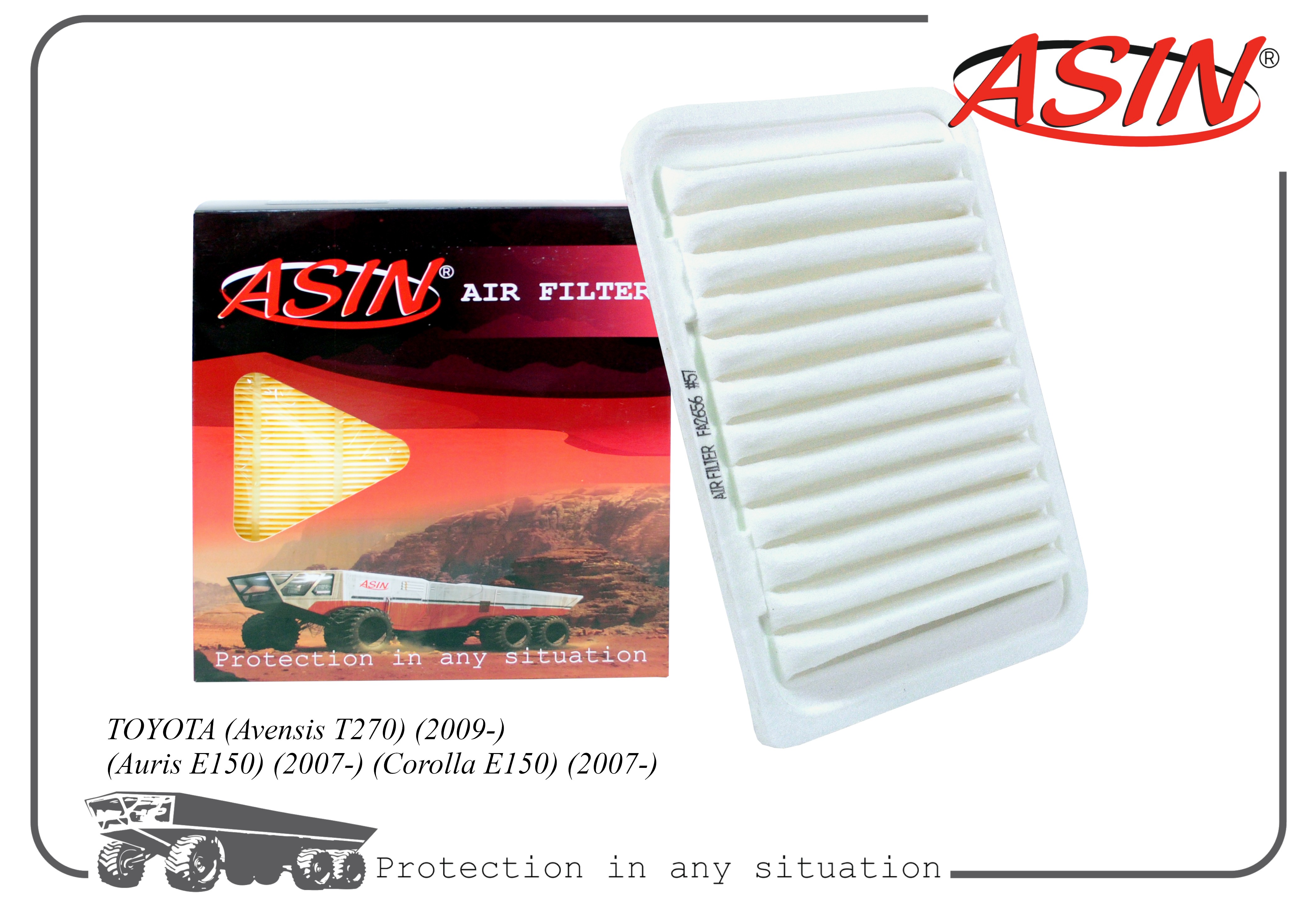 ASIN Фильтр воздушный ASINFA2656