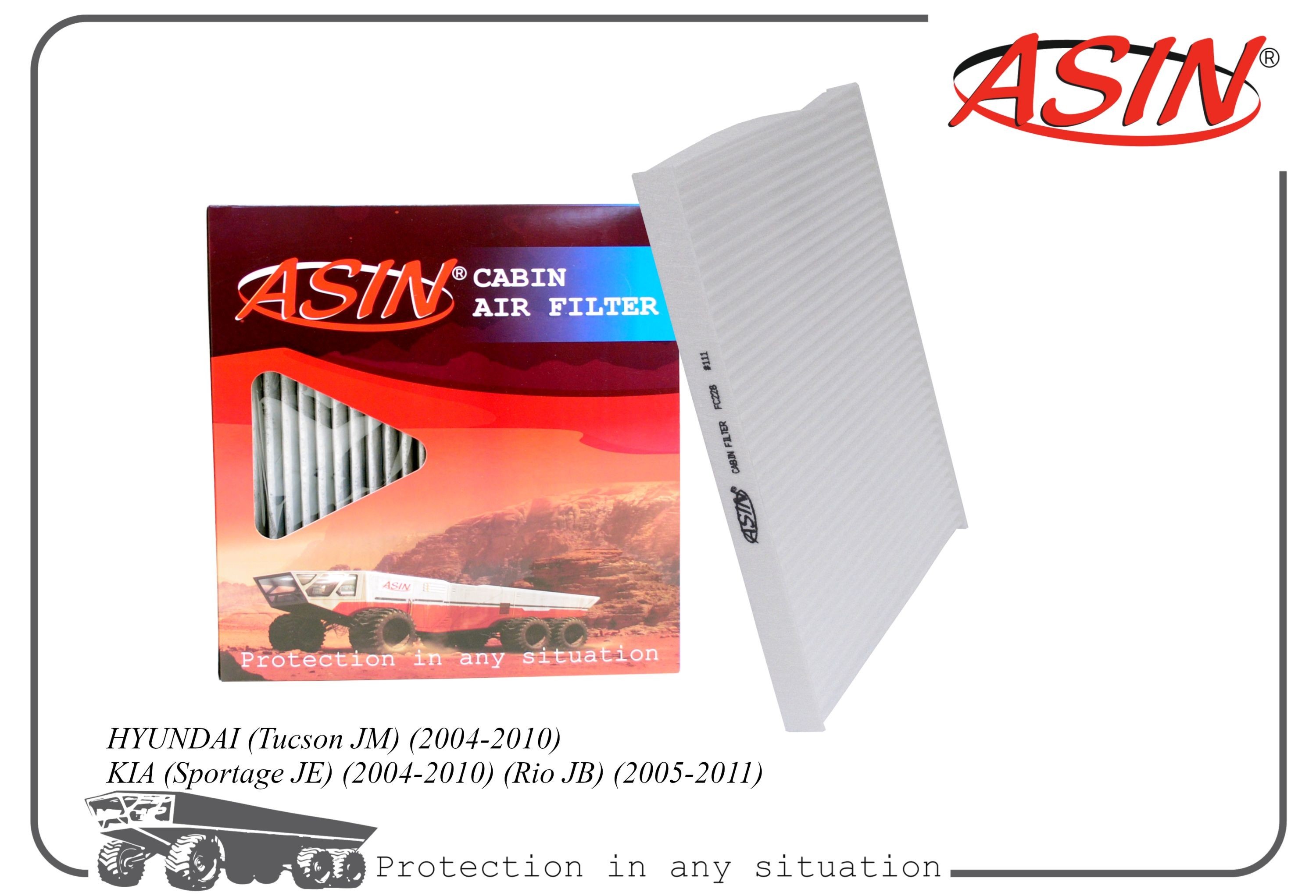 ASIN Фильтр салона ASINFC228
