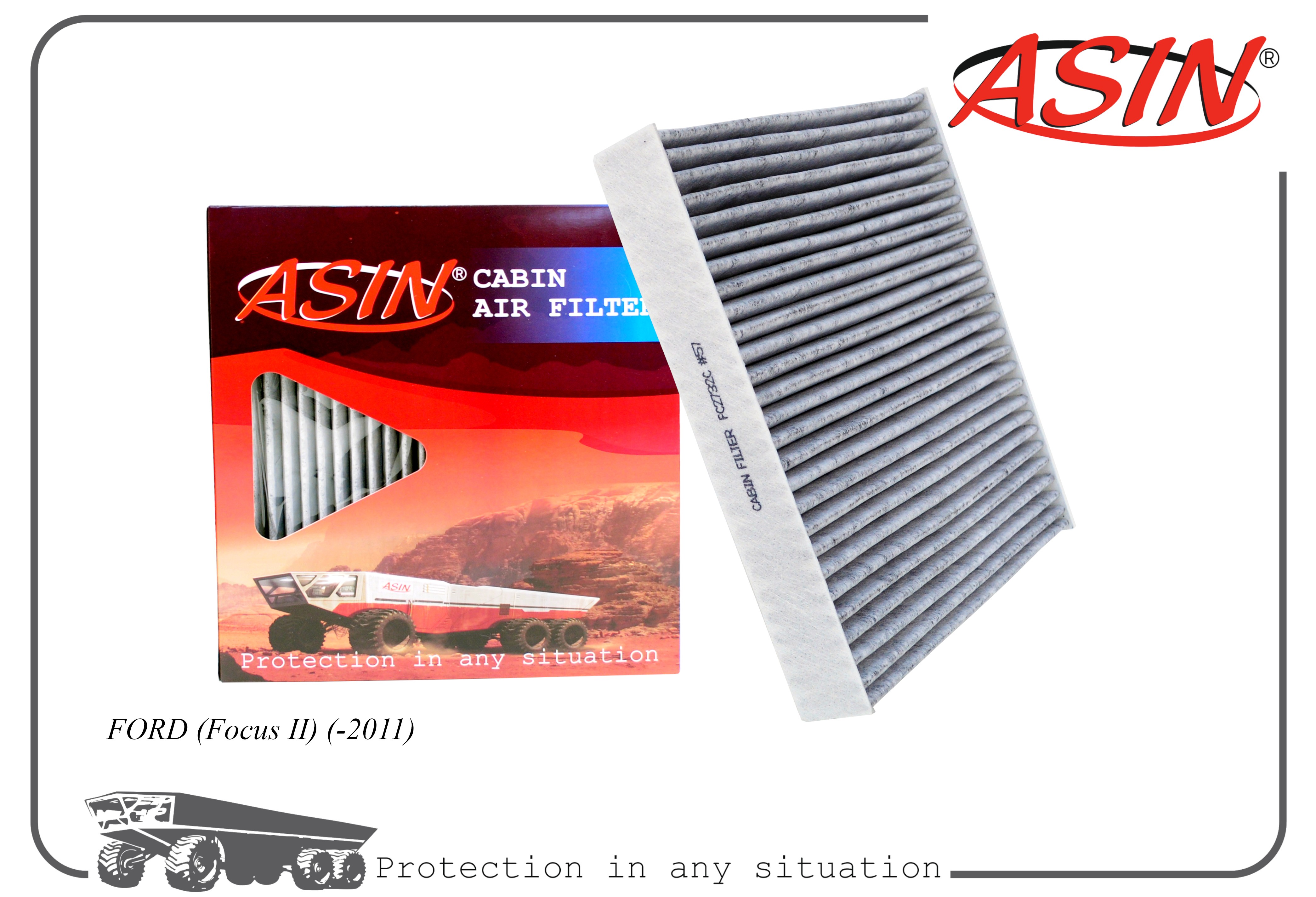 ASIN Фильтр салона угольный ASINFC2732C