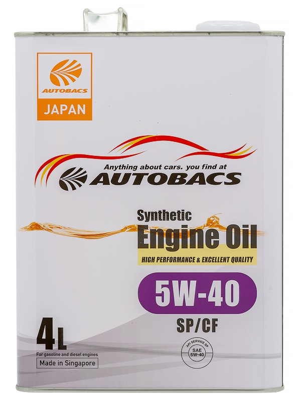 AUTOBACS ENGINE OIL SYNTHETIC 5W-40 SP/CF