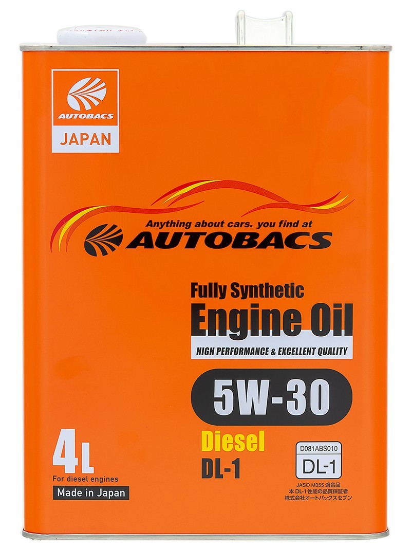 AUTOBACS Fully Synthetic DIESEL 5W-30 JASO DL-1