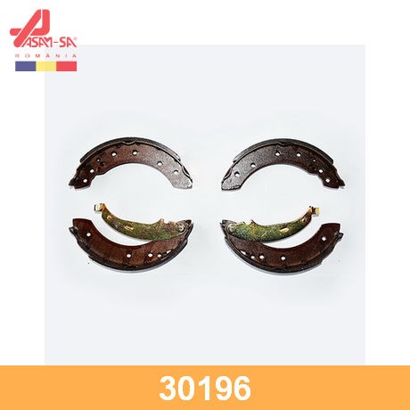 ASAM 30196 - колодки тормозные, место установки задний мост