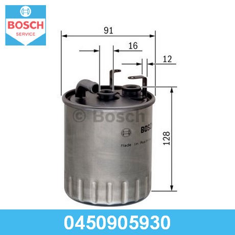 BOSCH Фильтр топливный 0450905930