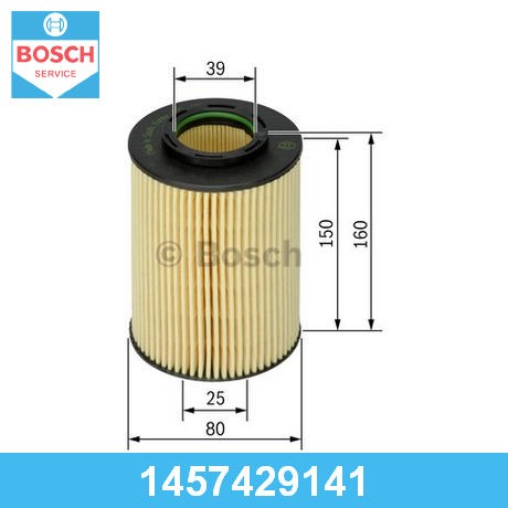 BOSCH Фильтр масляный 1457429141