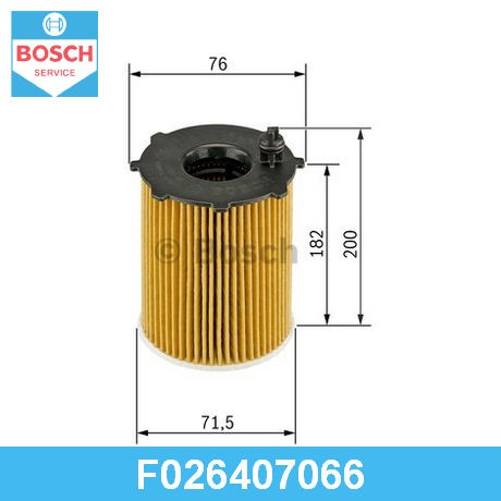 BOSCH Фильтр масляный F026407066