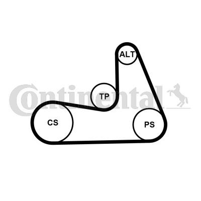 CONTITECH Ремень поликлиновой 5PK1121EXTRA