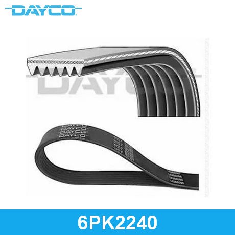 DAYCO Ремень поликлиновой 6PK2240