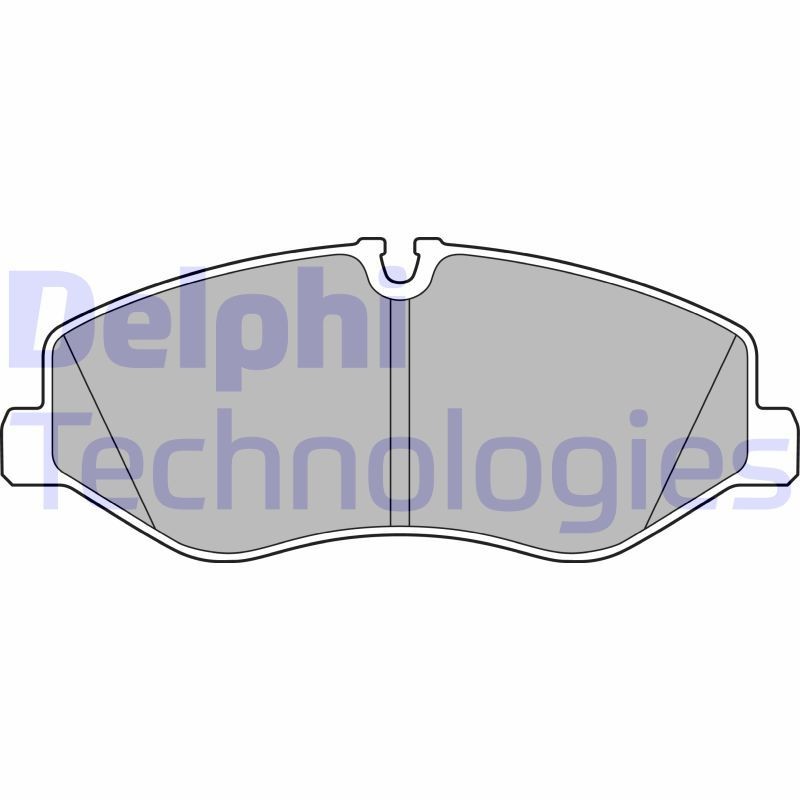 DELPHI Колодки тормозные LP3138