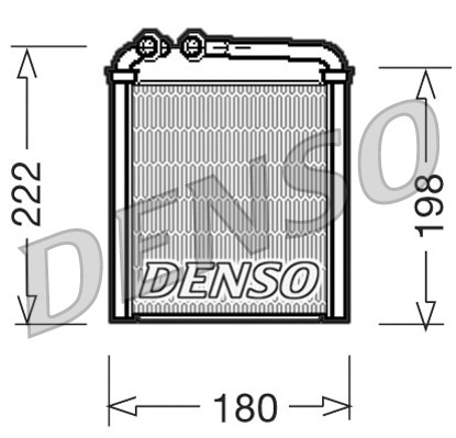 DENSO Радиатор отопителя DRR32005