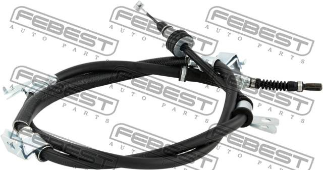 FEBEST Трос тормоза стояночного 12100I30RH