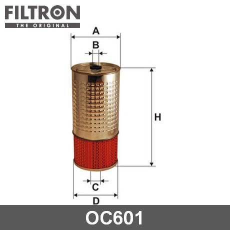 FILTRON Фильтр масляный OC601