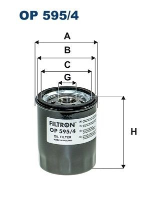 FILTRON Фильтр масляный OP5954