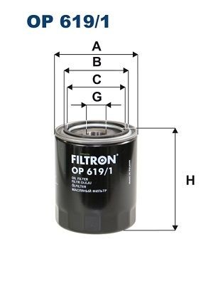 FILTRON Фильтр масляный OP6191