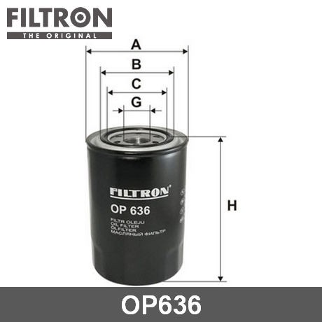 FILTRON Фильтр масляный OP636