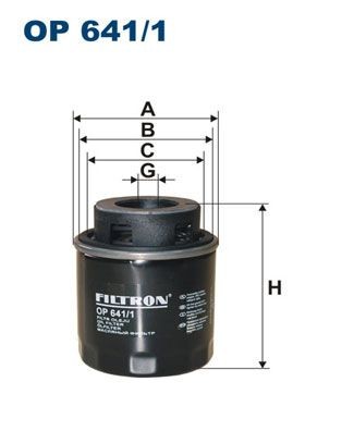 FILTRON Фильтр масляный OP6411