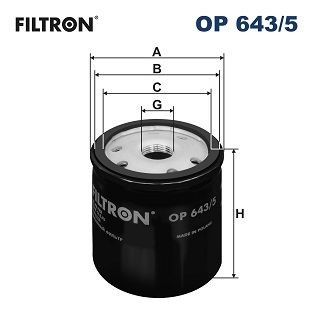 FILTRON Фильтр масляный OP6435