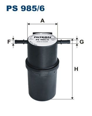 FILTRON Фильтр топливный PS9856
