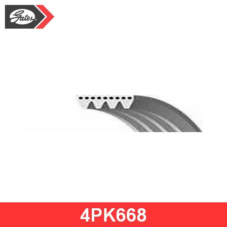 GATES Ремень поликлиновой 4PK668