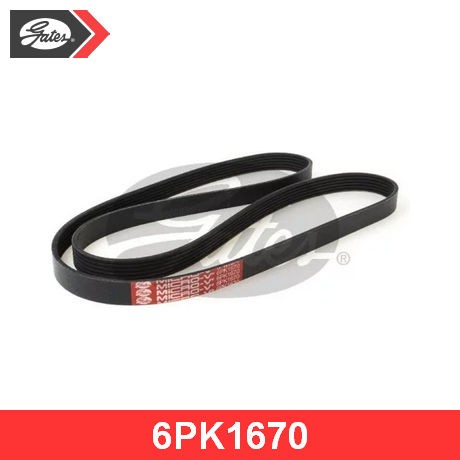 GATES Ремень поликлиновой 6PK1670