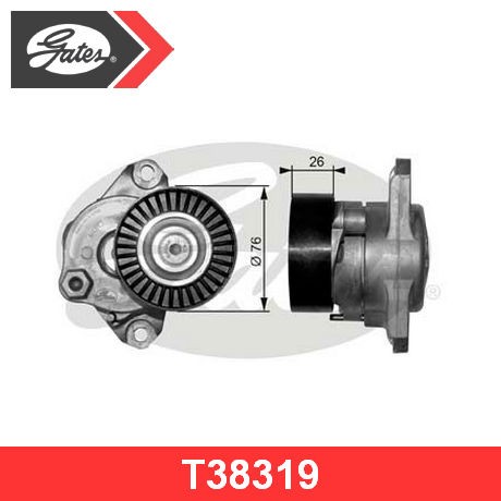 GATES Ролик натяжной T38319
