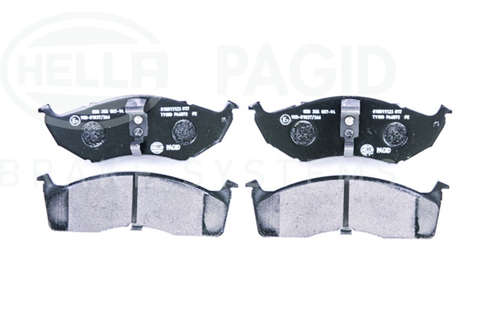 HELLA | PAGID 8db355007941 - колодки тормозные, толщина 18,6 мм, высота 51,6; 54,6 мм