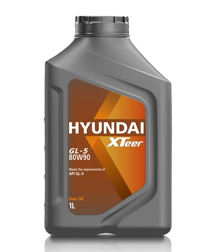 HYUNDAI XTEER 1011017 - масло трансмиссионное, вязкость 80W-90, объем 1 л