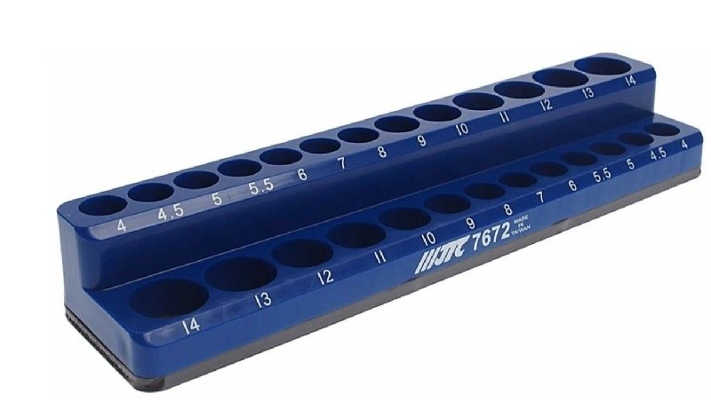 JTC Магнитный держатель для головок 1 | 4", на 26 пр., 235x55x35 мм
