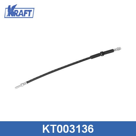 KRAFT kt003136 - шланг тормозной, длина 555 мм, место установки передний
