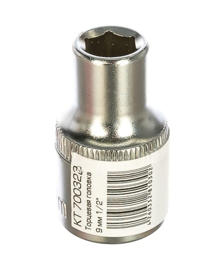 KRAFT kt700323 - головка торцевая, размер 9, форма наконечника внутренний шестигранник