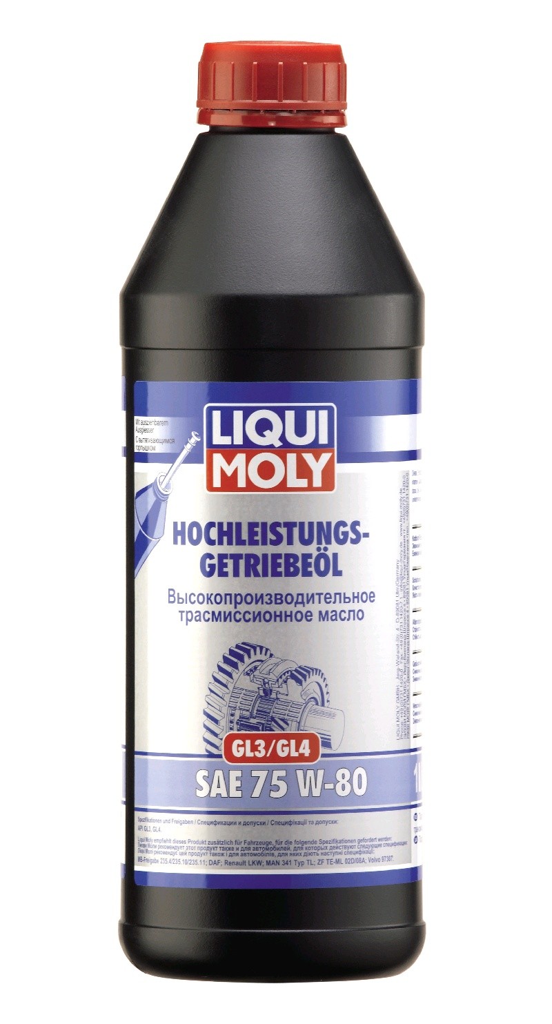 LIQUI MOLY 7584 - масло трансмиссионное, вязкость 75W-80, объем 1 л
