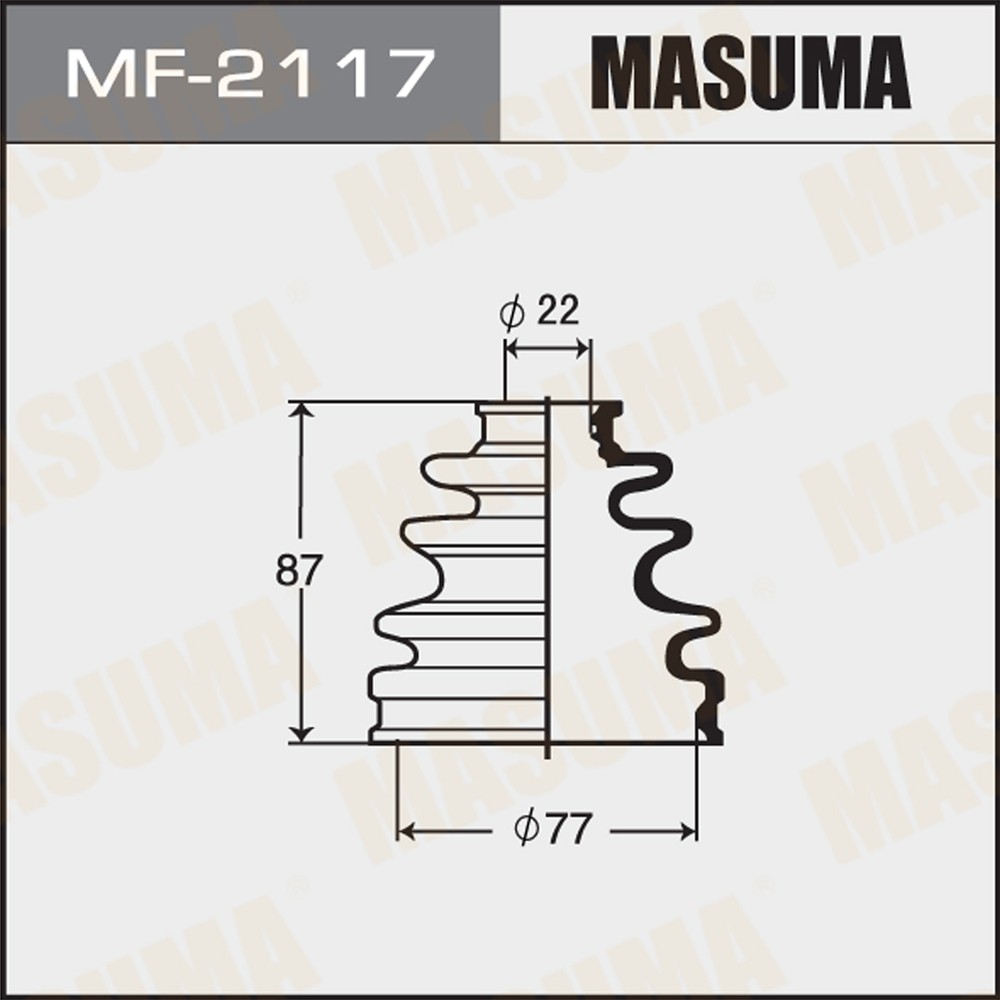 MASUMA Пыльник ШРУС MF2117