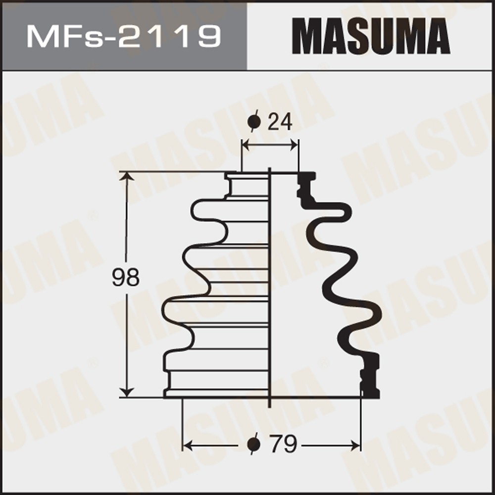 MASUMA Пыльник ШРУС MFS2119