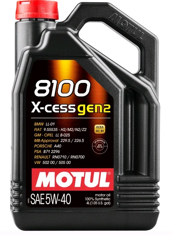 MOTUL 8100 X-CESS GEN2 5W-40