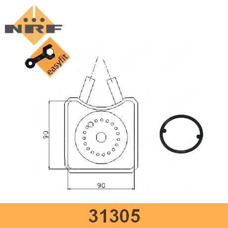 NRF Радиатор масляный 31305