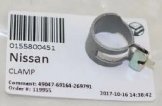 NISSAN Хомут 0155800751