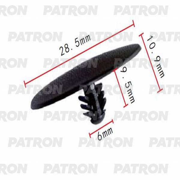 PATRON Клипса пластмассовая
