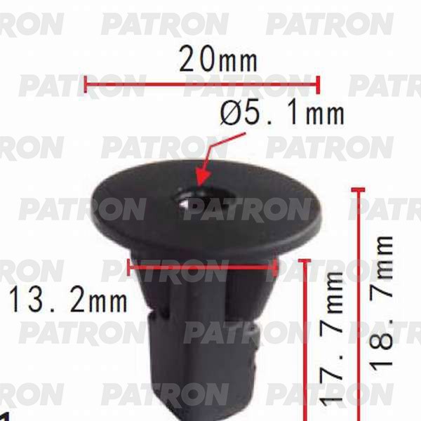 PATRON Фиксатор пластиковый