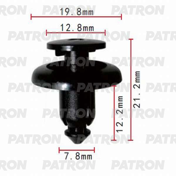 PATRON Клипса пластмассовая