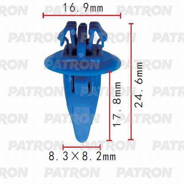 PATRON Клипса пластмассовая