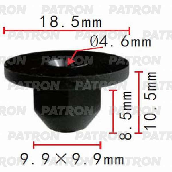PATRON Гайка пластмассовая