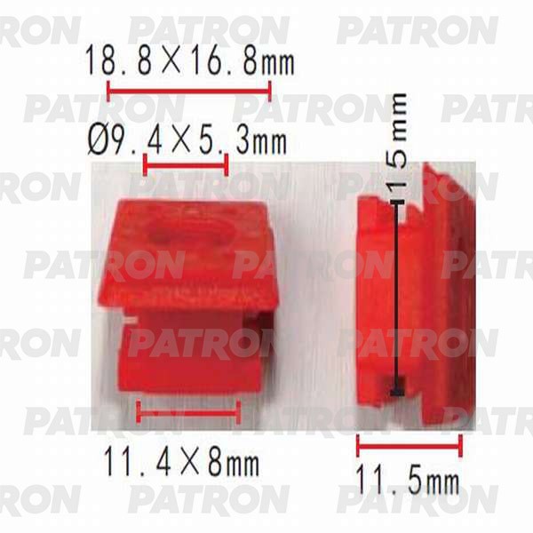 PATRON Фиксатор пластиковый