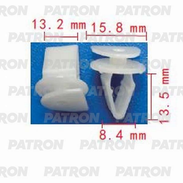 PATRON Клипса пластмассовая