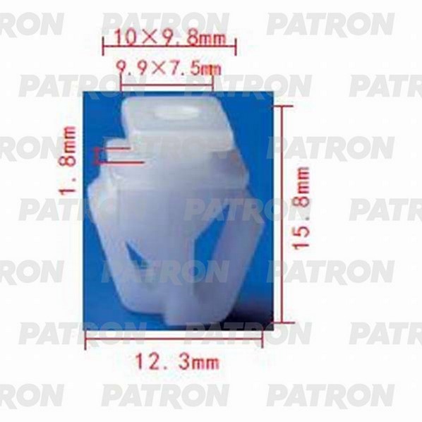 PATRON Клипса пластмассовая