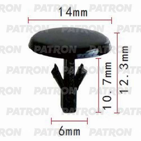 PATRON p371084 - клипса, марка машины MAZDA
