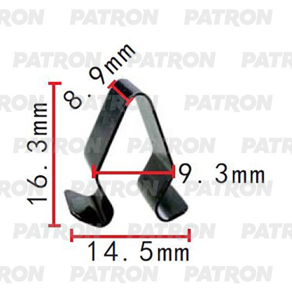 PATRON p372324 - саморез, марка машины VW; SKODA; SEAT; AUDI; MERCEDES-BENZ