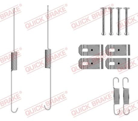 QUICK BRAKE 1050888 - ремкомплект колодок тормозных