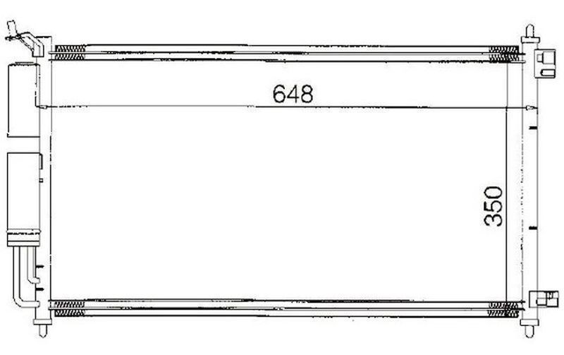 SAT Радиатор кондиционера STDTW53940