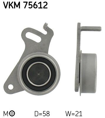 SKF Ролик натяжной VKM75612