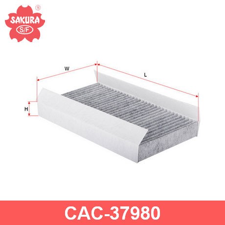SAKURA Фильтр салона угольный CAC37980