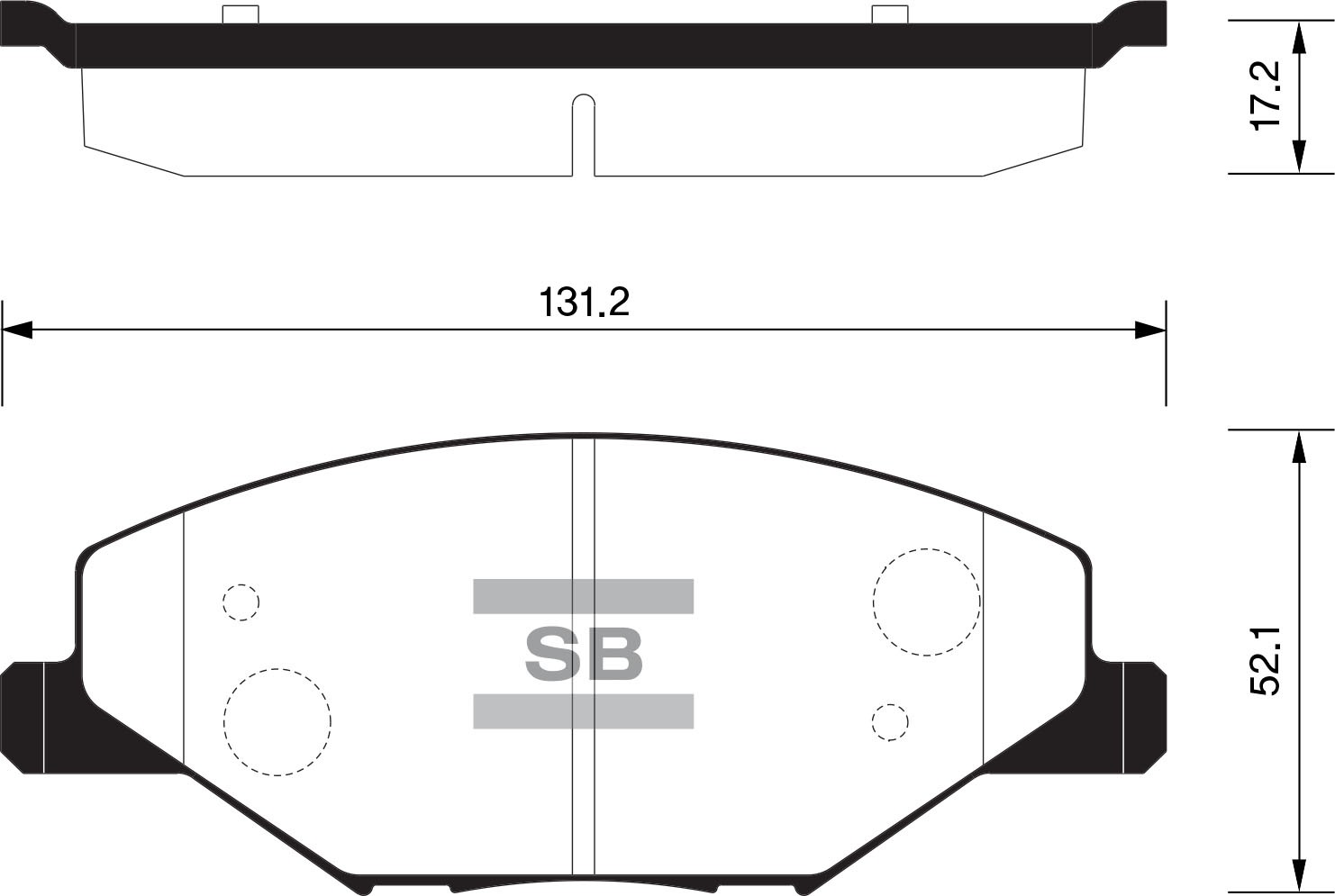 SANGSIN Колодки тормозные SP1595